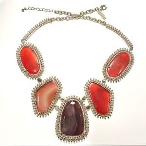 Kendra Scott stone necklace in a beautiful pink/red/purple color
